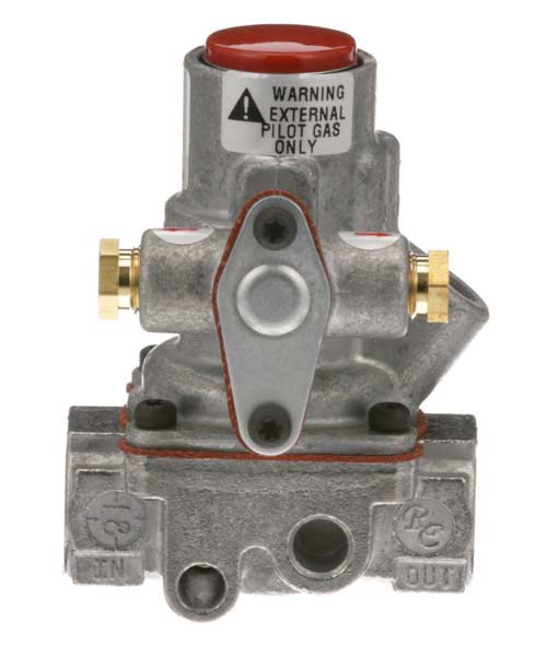 Safety Valve - 3/8" NPT gas in/out, 1/4 CCT pilot in/out