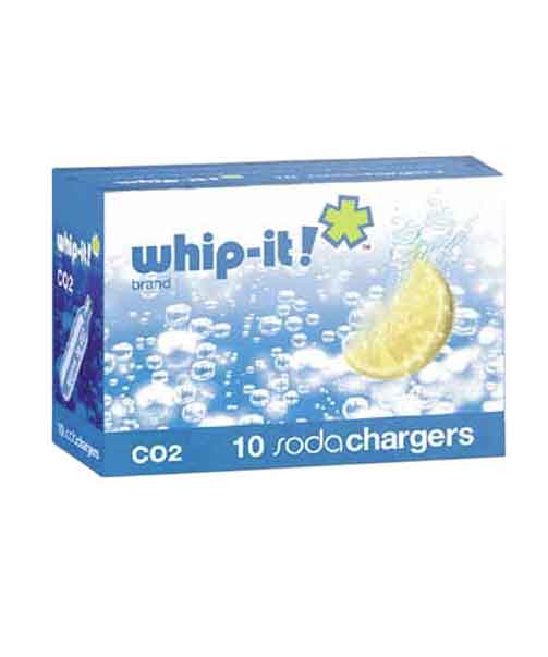 Soda Chargers, 10 pack cartridges