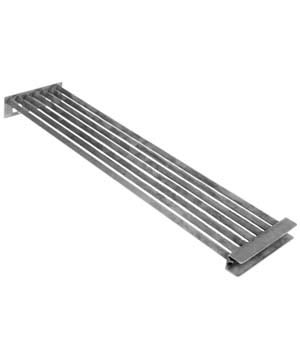 Grate for SCB, Straight oriented Diamond shaped Ribs, Stainless