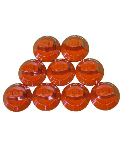Knob, Set of 9 Knobs for Wolf outdoor BBQ