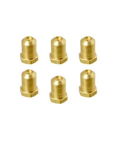 Orifices, Jets for Hot Top valve, natural gas, 6 pack