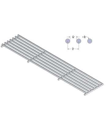 Grate for SCB, Round Rod