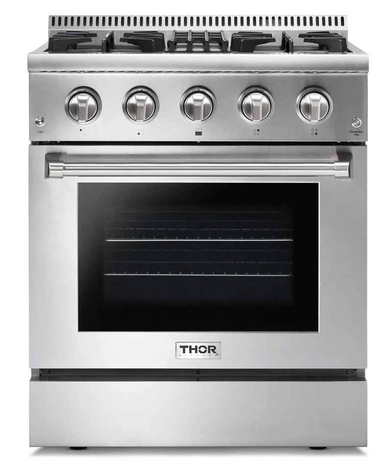 THOR 30 inch Professional Dual Fuel, Electric Oven (LP Ready)