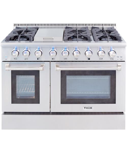 THOR 48 inch Professional Gas Range with Griddle (Natural Gas)