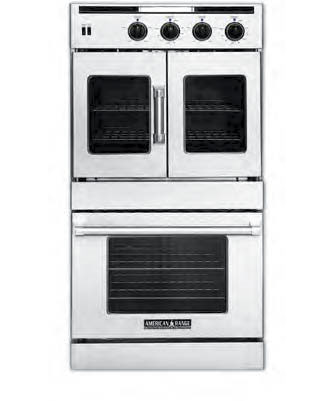 Double Wall Oven, Electric, French and Chef Door