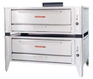 Gas Pizza Oven from Blodgett, Two Deck 60 inch