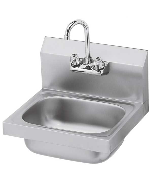 Hand Wash Sink, 16 inches wide, NSF certified, low-lead