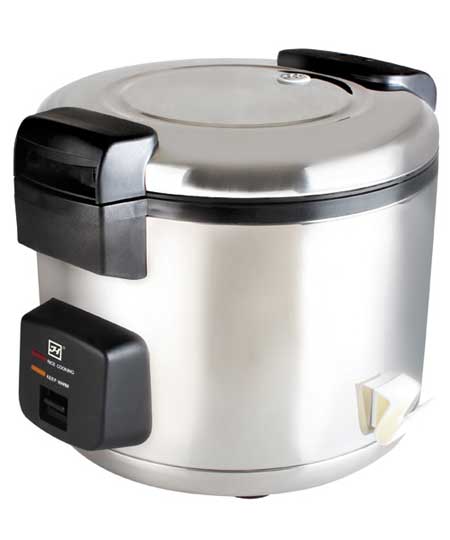 Rice Cooker, Stainless Steel, 33 Cup, 120V