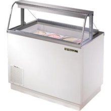 True Curved Glass Dipping Cabinet