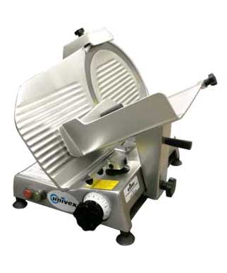 Anodized Aluminum Deli Slicer with 12 inch German Steel Blade