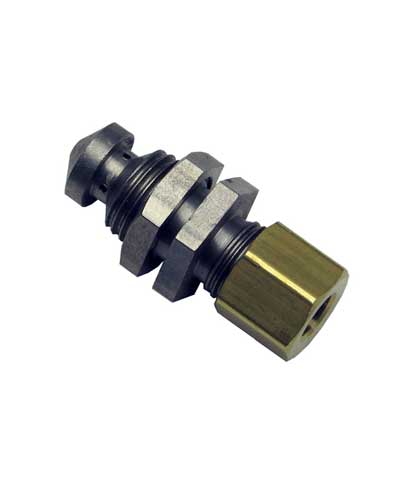 Pilot head with nut and ferrule: for 1/4" Tubing