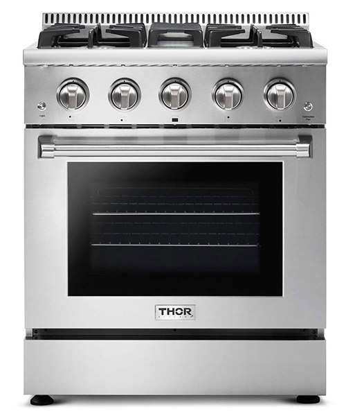 THOR 30 inch Professional Gas Range with 4 burners