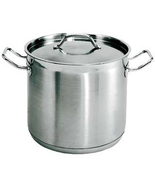 100 Quart Stainless steel stockpot, with lid